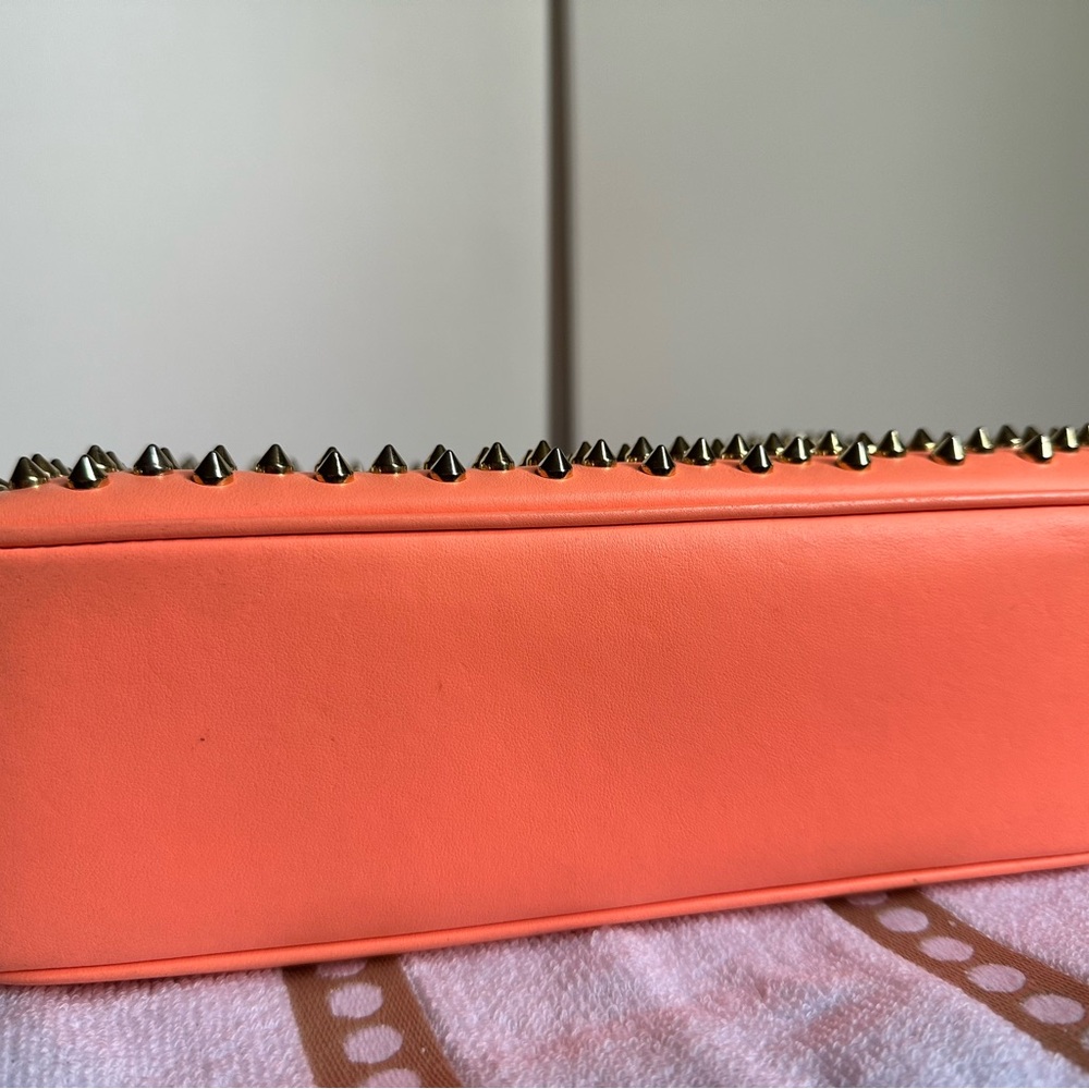 Christian Louboutin Tribouli Leather Handbag in Coral/Peach - Picture 7 of 15